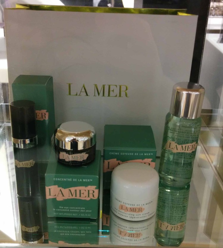 La Mer. Gift with ~$300 purchase.